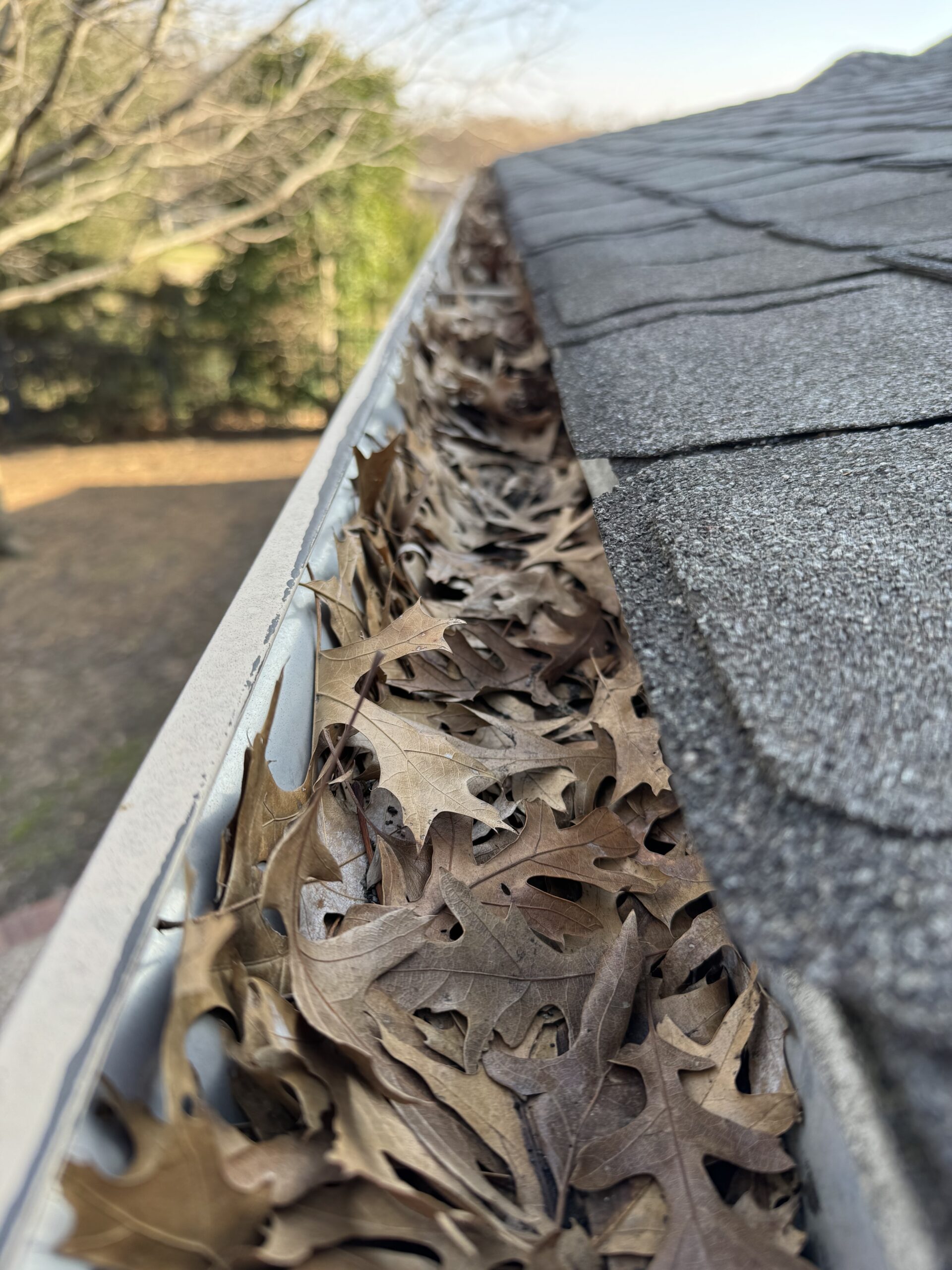 How often should gutters be cleaned?