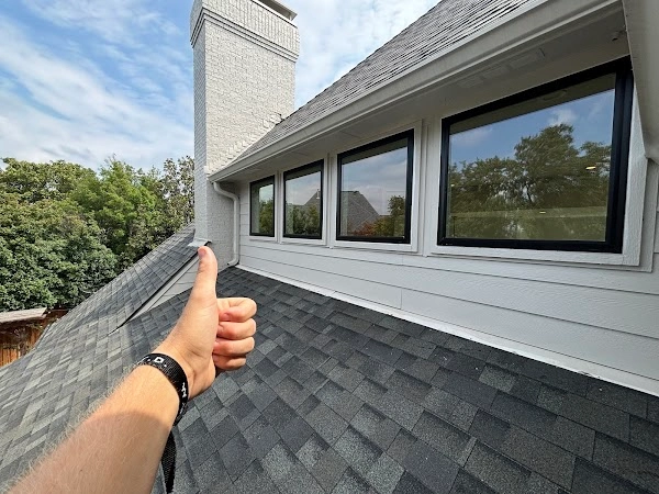 Our gutter cleaning process.